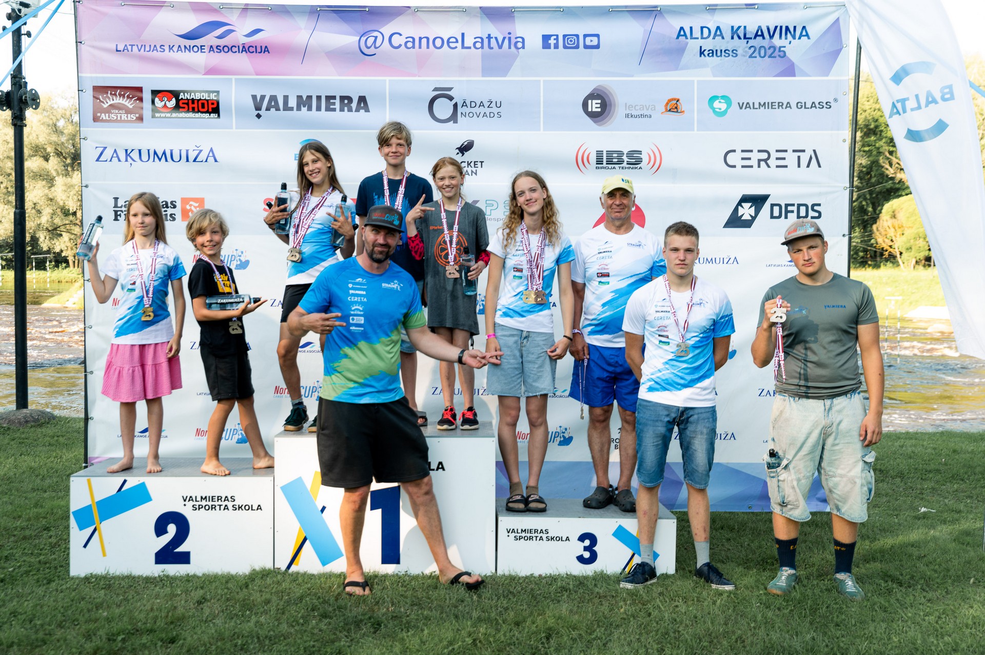 Valmieras airēšanas kluba STRAUME sportisti apbalvošanas ceremonijā